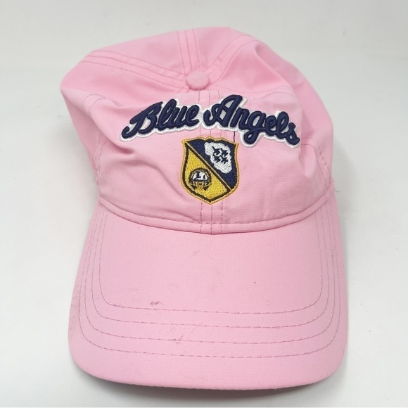 PUKKA Women’s Pink Blue US NAVY BLUE ANGELS Adjustable Hat Polyester One Size - Picture 1 of 7